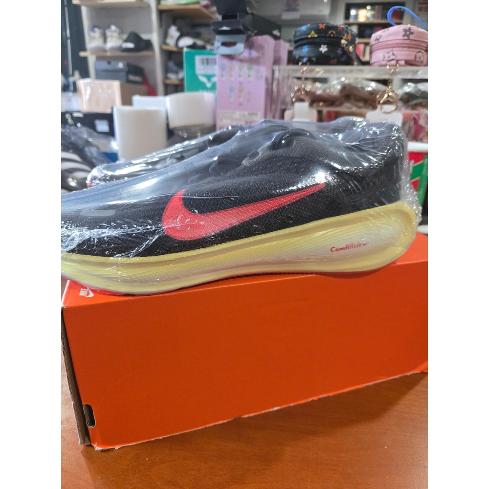 Nike Stellar Ride GS Black Bright Crimson Shoes HQ3266-006 Kids 7Y Womens 8.5